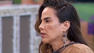 Wanessa Camargo durante conversa com colegas do Big Brother Brasil 24