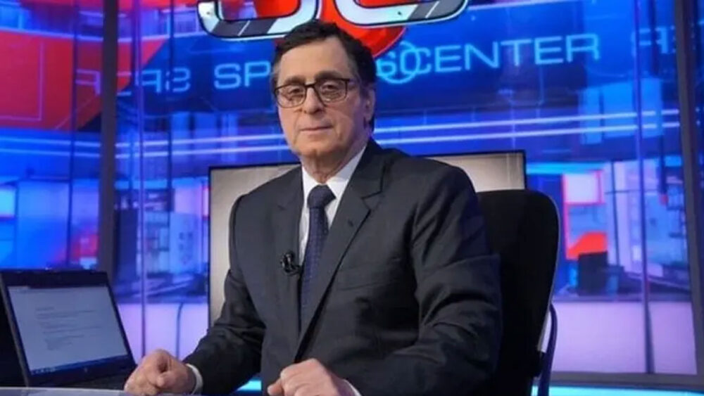 Antero Greco na bancada do SportsCenter, da ESPN