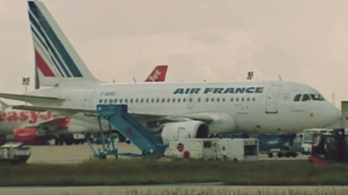 Imagem com foto do avião da Air France tema de documentário produzido pelo Jornalismo da Globo