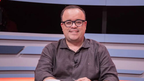 Everaldo Marques durante participação no programa O Grande Círculo, do SporTV