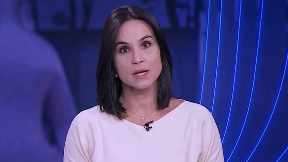 Flávia Alvarenga no Jornal da Globo