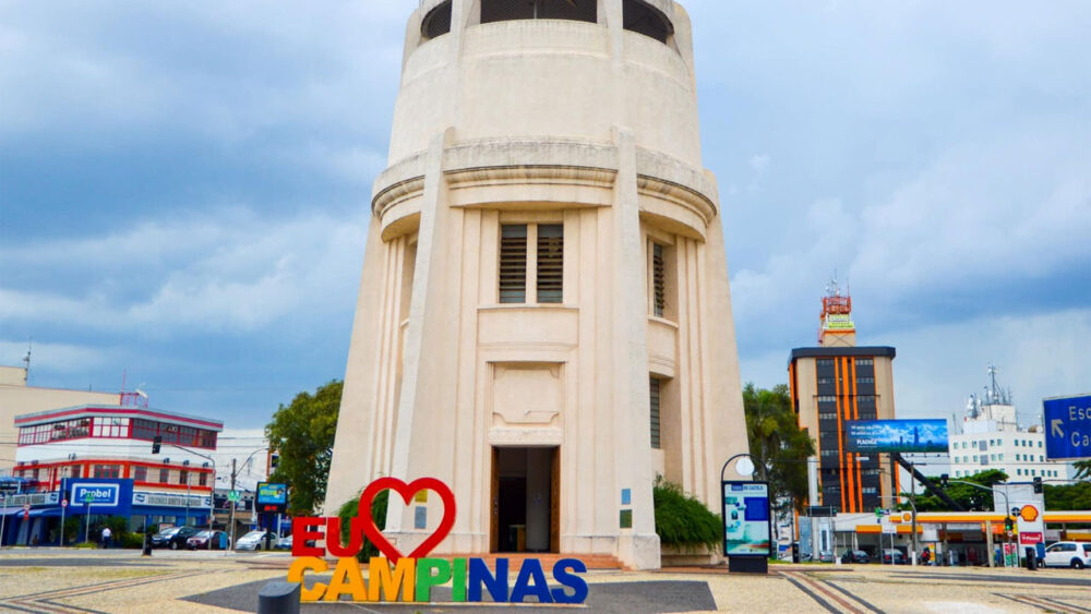 Torre do Castelo, em Campinas, cidade que terá programação especial de aniversário na EPTV