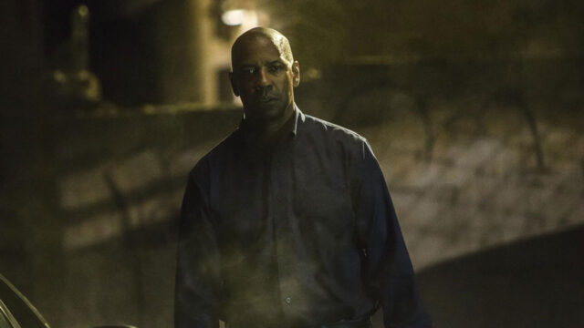 Denzel Washington em cena noturna do filme O Protetor (2014), que será exibido na Record