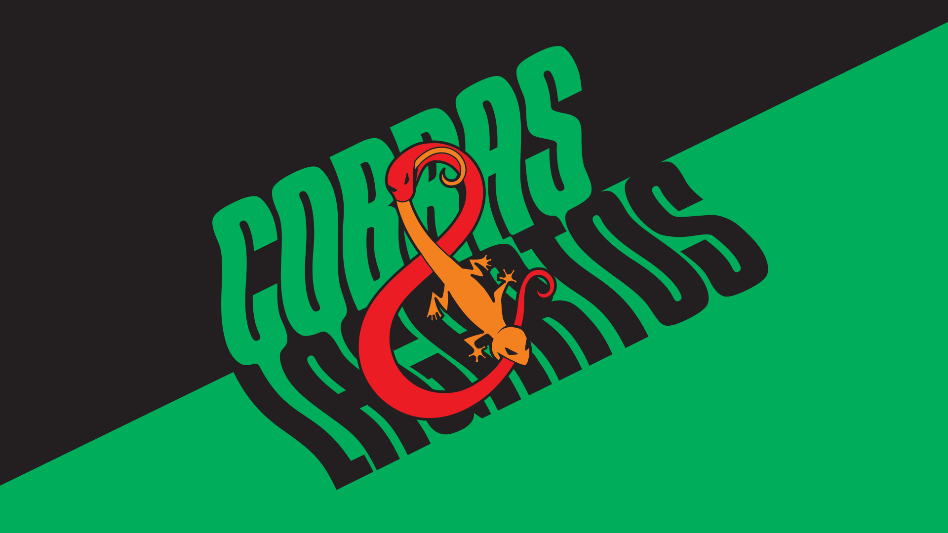 Imagem com logotipo da novela Cobras e Lagartos