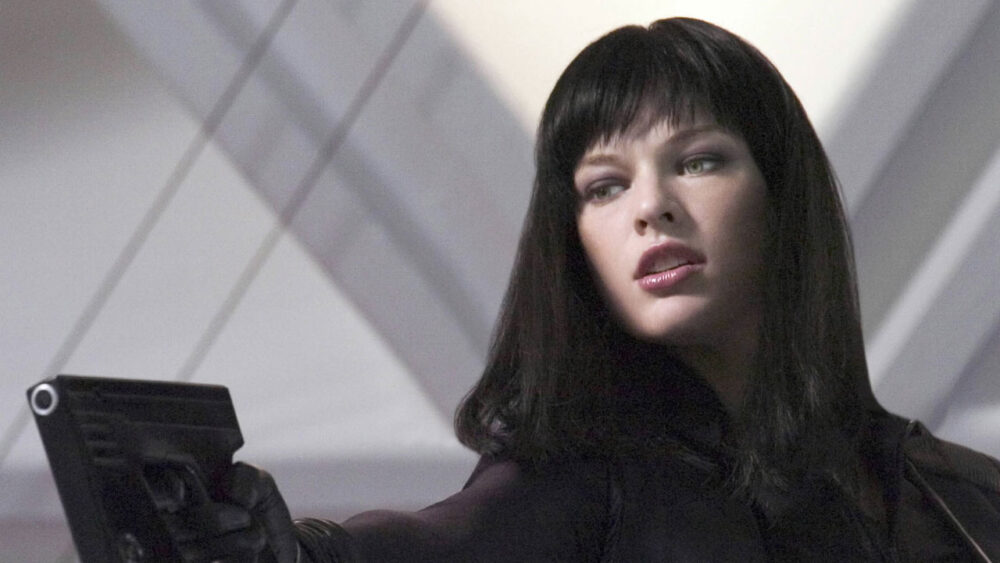 Milla Jovovich no filme Ultravioleta, que será exibido pela Band