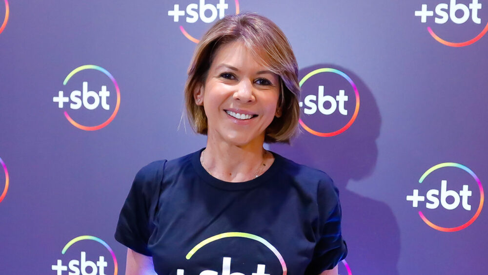 Daniela Beyruti, vice-presidente do SBT e filha de Silvio Santos, durante evento do +SBT