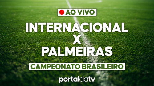 Imagem de onde assistir ao vivo Internacional x Palmeiras, do Campeonato Brasileiro Série A