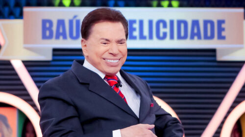 Silvio Santos durante apresentação do programa Pra Ganhar é Só Rodar