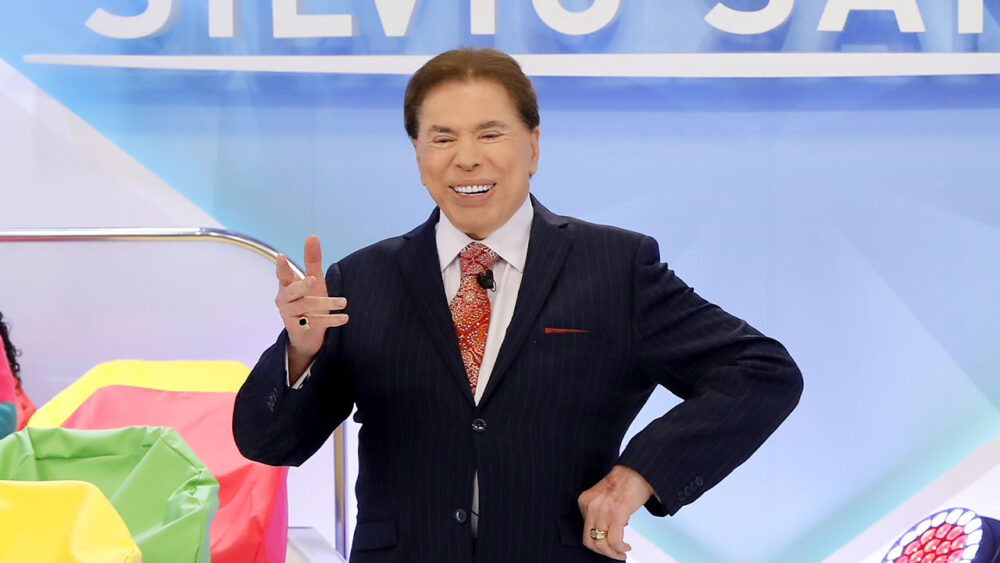 Silvio Santos no Programa Silvio Santos, em 2021