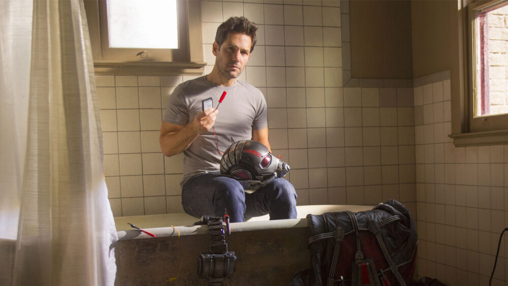 Paul Rudd em cena do filme Homem-Formiga, que será exibido pela TV Globo