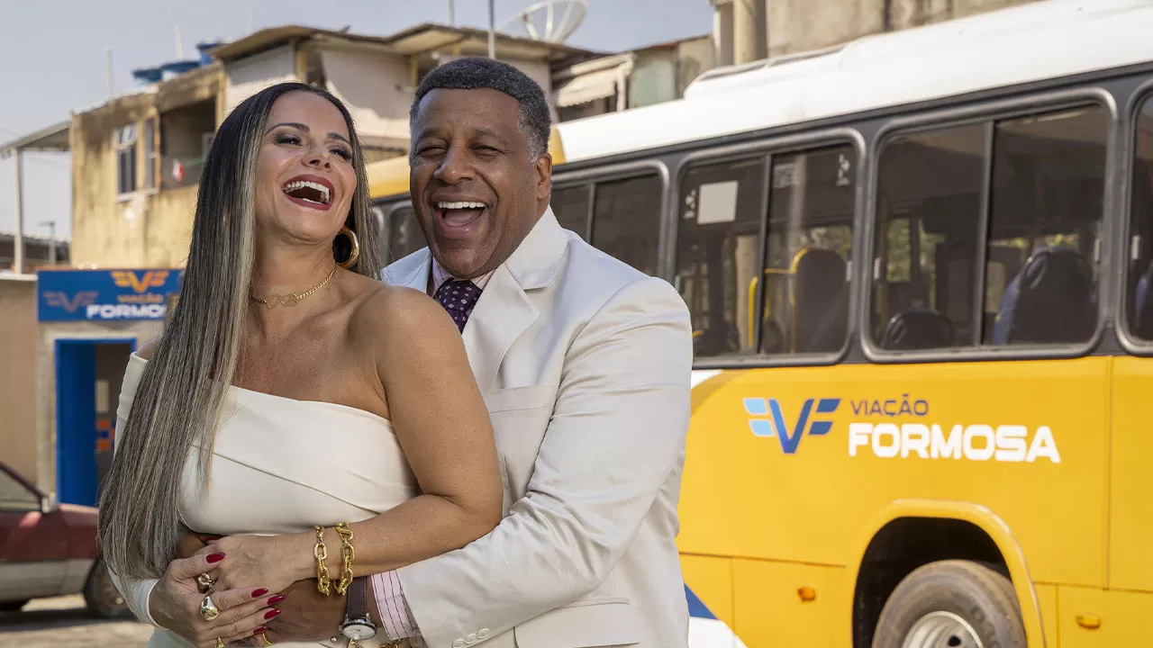 Rosana (Viviane Araujo) e Edson (Aílton Graça) em Volta por Cima