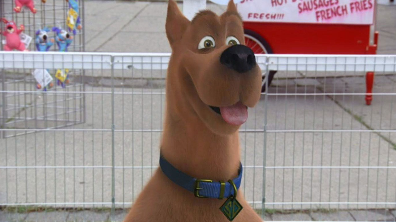 Scooby no filme Scooby-Doo! O Mistério Começa, que será exibido no SBT