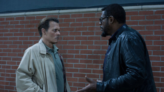 Johnny Depp e Forest Whitaker em Cidade de Mentiras, filme da Record