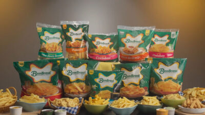 Produtos da marca Bem Brasil, que participará de episódios do reality Mestres da Air Fryer