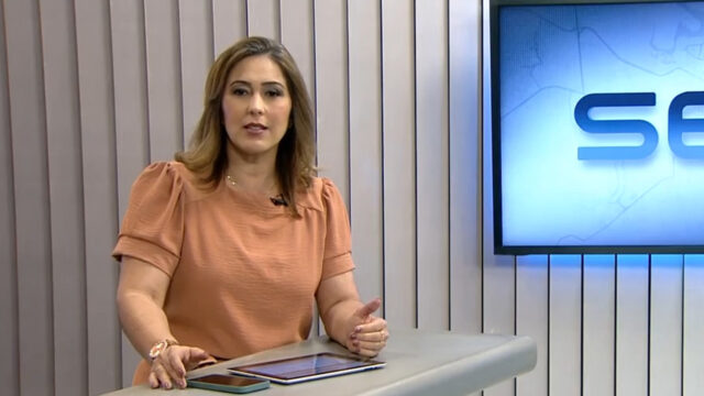 Susane Vidal, apresentadora da TV Sergipe, que agora tem sinal na plataforma Nova Parabólica