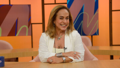 Cissa Guimarães no programa Sem Censura, da TV Brasil