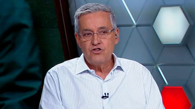 Mauro Naves durante participação no programa ESPN FC