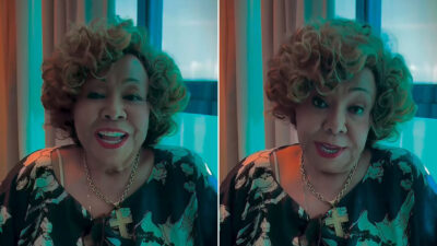 Montagem com fotos da cantora Alcione