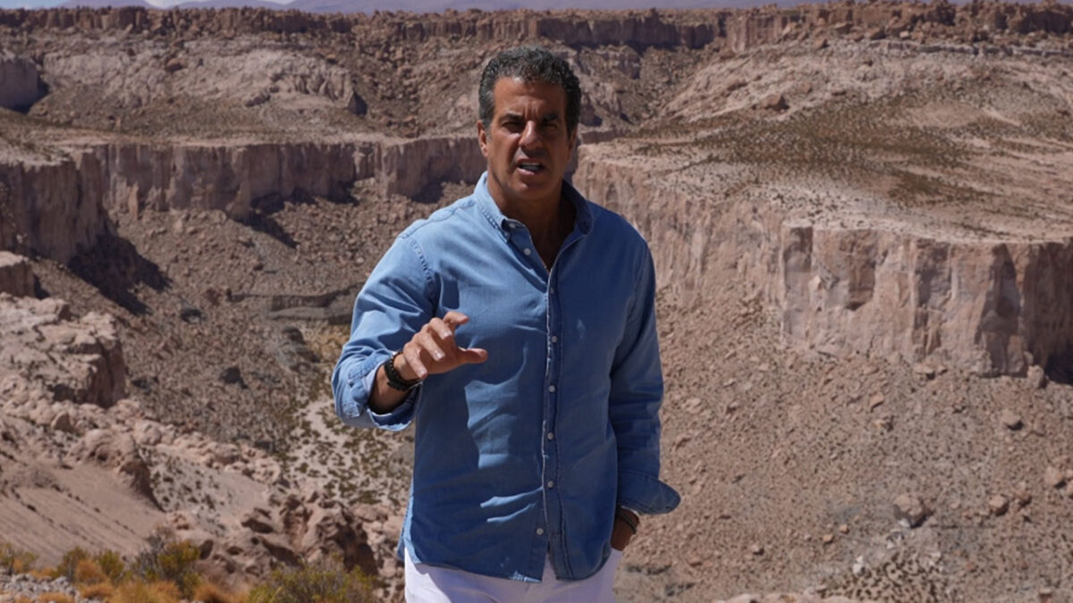 Álvaro Garnero no quadro 50 por 1 do Domingo Espetacular