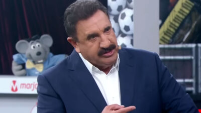 Carlos Massa durante apresentação do Programa do Ratinho no SBT