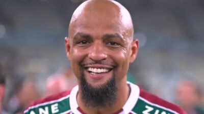 Felipe Melo durante jogo pelo Fluminense