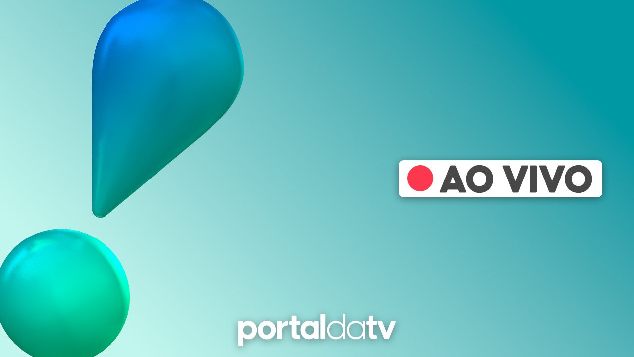 Imagem com o logo da RedeTV! com o texto "ao vivo" do lado direito