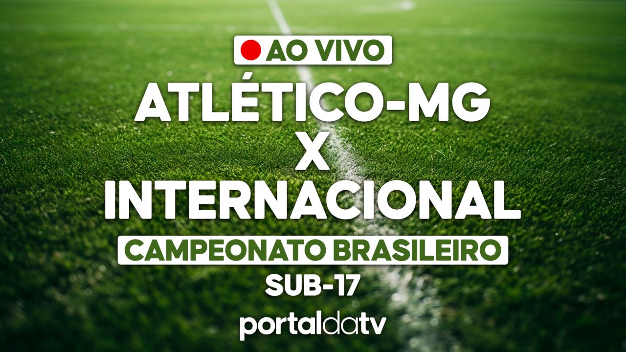 Imagem de onde assistir ao vivo Atlético-MG x Internacional, do Campeonato Brasileiro Sub-17