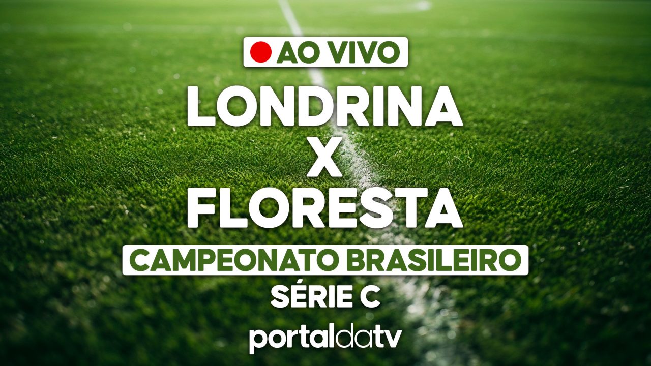 Imagem de onde assistir ao vivo Londrina x Floresta, do Campeonato Brasileiro Série C